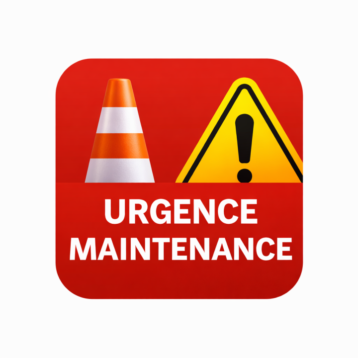 Maintenance Urgente – Intervention rapide sur votre site